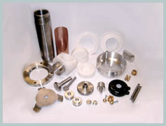 collection of cnc and manual machined components