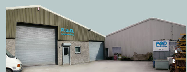 PGD Engineering workshops at unit 3a, Handlemaker road, Frome, Somerset BA11 4RW